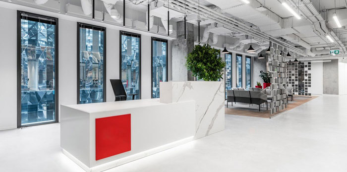 科技感辦公室裝修設(shè)計效果圖