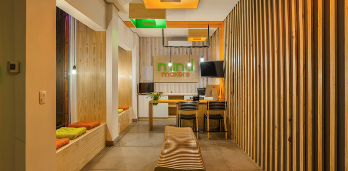 少兒編程培訓學校裝修設(shè)計效果圖