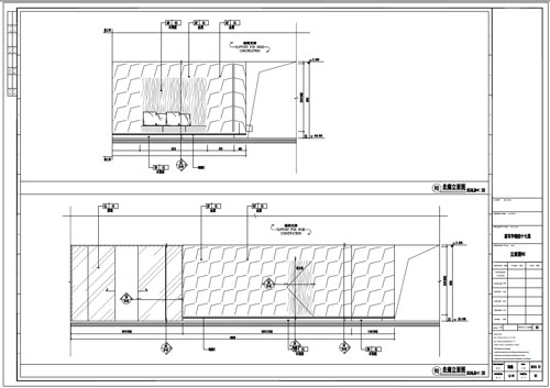某寫字樓室內(nèi)深化設計裝飾施工圖走廊立面圖90（二）
