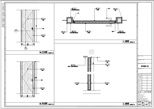 某寫字樓室內(nèi)深化設計裝飾施工圖門表圖（三）