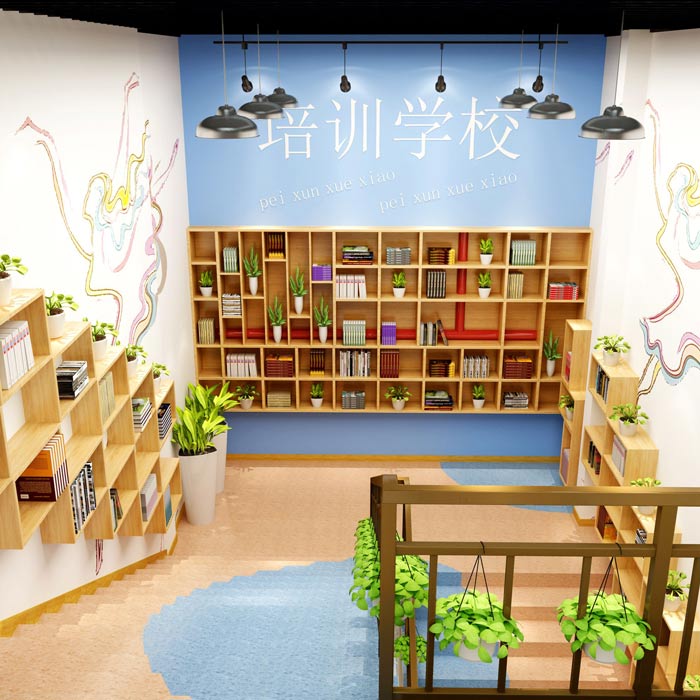 舞蹈培訓機構樓梯裝修設計案例效果圖