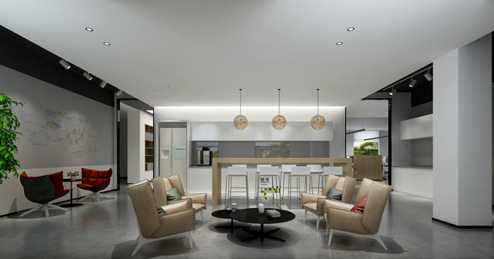 艾森醫藥辦公室茶水間裝修設計效果圖