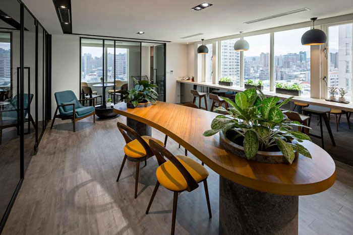 杭州富陽辦公樓茶水間裝修設(shè)計(jì)效果圖