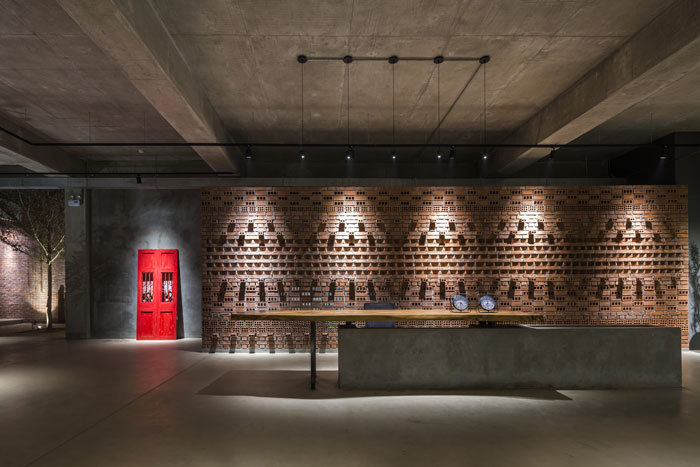 工廠辦公室前臺裝修設(shè)計效果圖