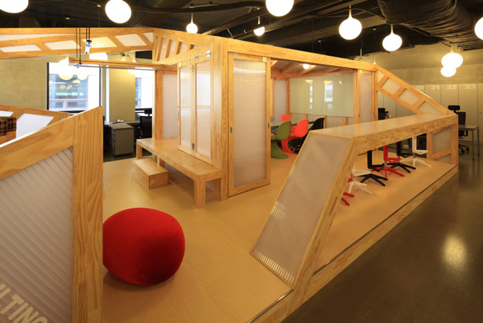 家具廠辦公室過道裝修設計方案效果圖