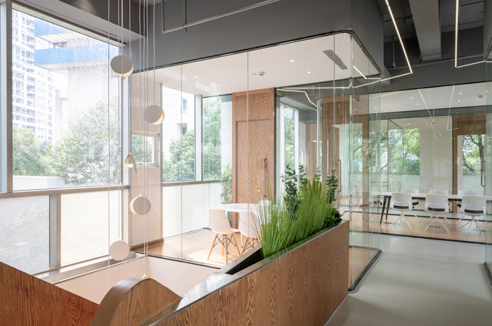 編程培訓(xùn)機(jī)構(gòu)過道裝修設(shè)計效果圖