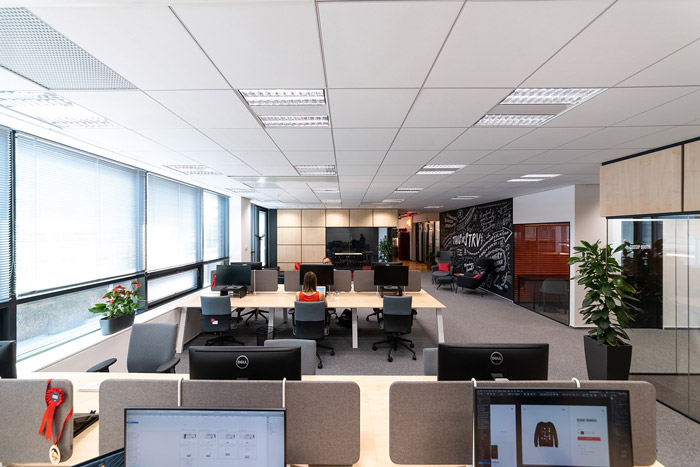 軟件科技公司辦公室辦公區(qū)設計方案