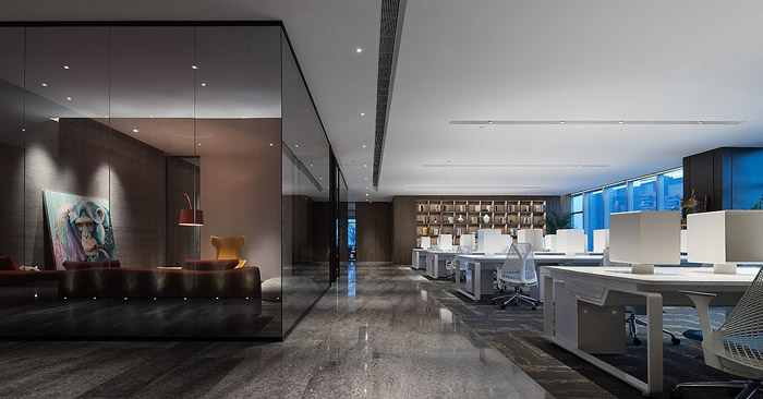 集團辦公室辦公區裝修設計方案