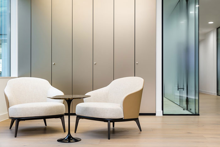 930平方辦公室接待區裝修設計效果圖