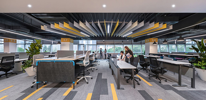 6000方環(huán)境環(huán)保行業(yè)大樓辦公區(qū)設計